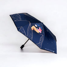 Load image into Gallery viewer, Midnight Silhouette Umbrella