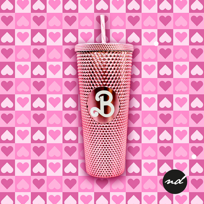 CUSTOMIZED BARBIE Inspired Absolute Blonde Pink Tumbler