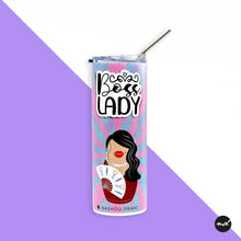 Load image into Gallery viewer, BOSS LADY Essentials Tumbler, Pin and Hand Fan Gift Box