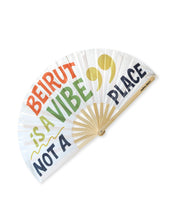 Load image into Gallery viewer, Beirut... Is a Vibe XL Hand Fan