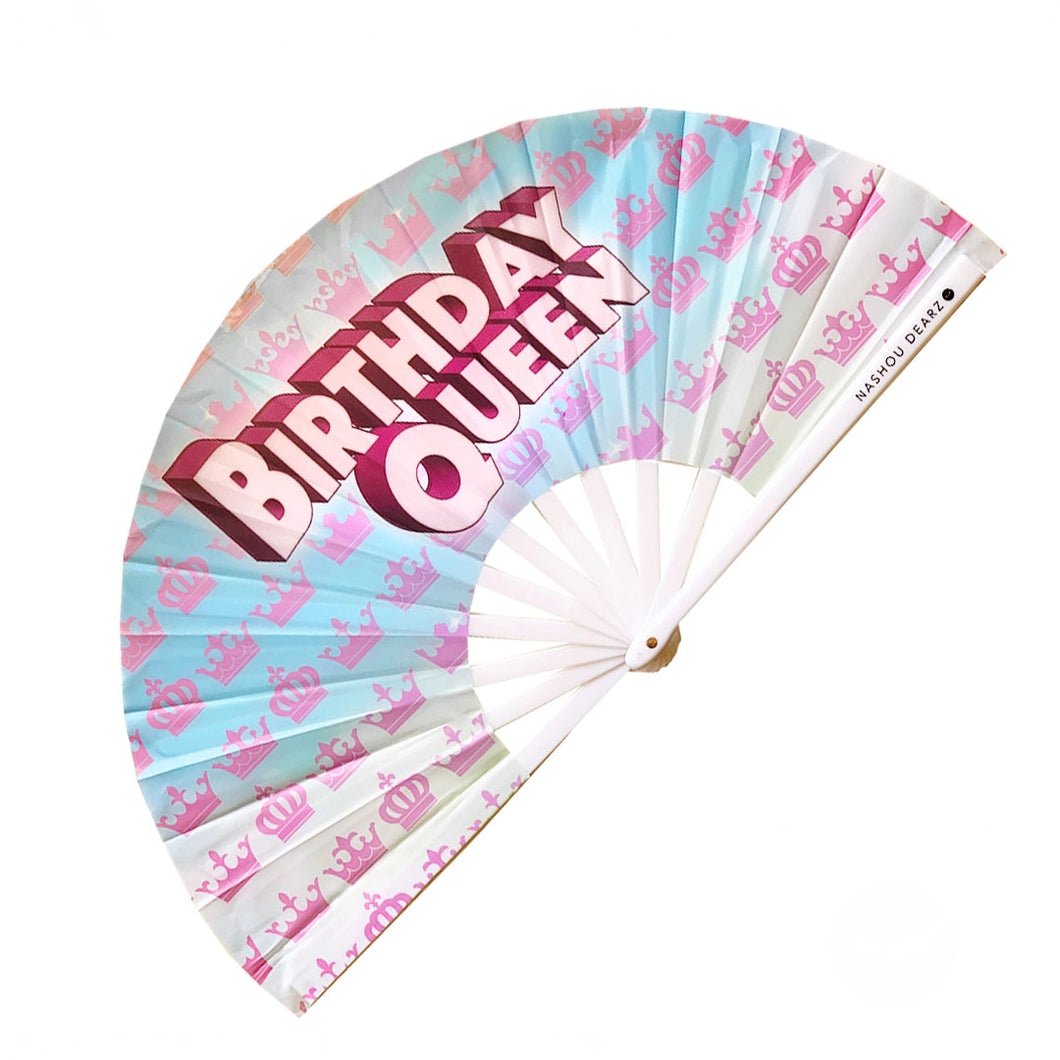 Birthday Queen Hand Fan