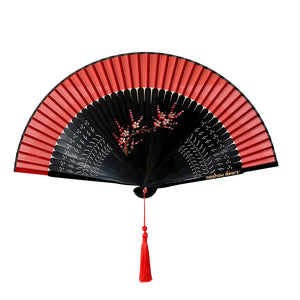 Blossom Noir Purse Hand Fan