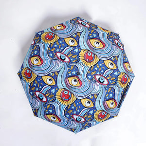 Blue Gaze Umbrella and Tumbler Gift Box