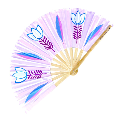 Bubble Gum Pop Shaffeh Hand Fan