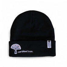 Load image into Gallery viewer, Certified Icon Black Patch + Embroidered Beanie
