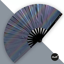 Load image into Gallery viewer, Chroma Glow Reflective Hand Fan