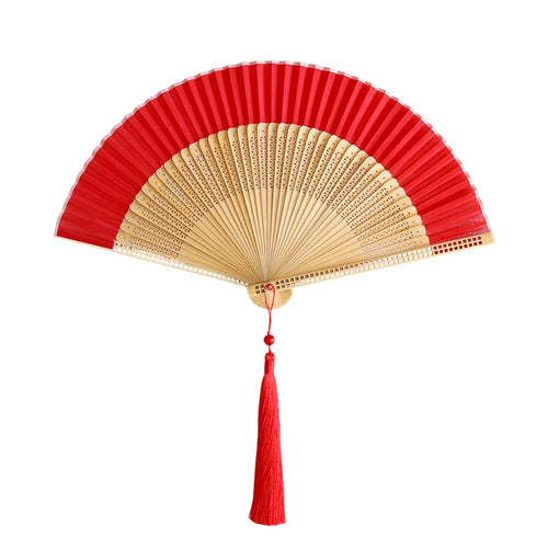 Crimson Grace Purse Hand Fan