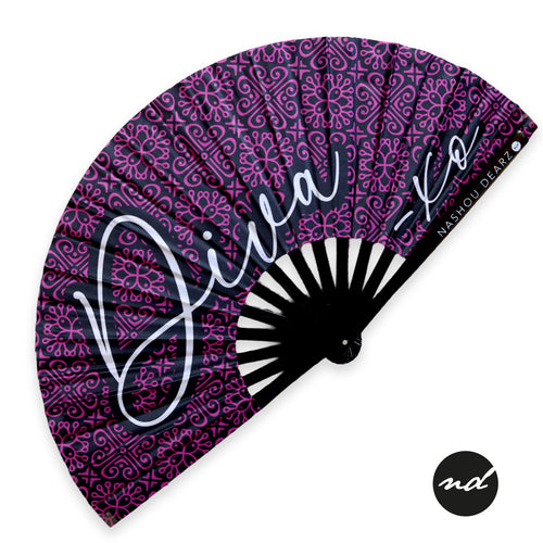 Dazzling DIVA Hand Fan