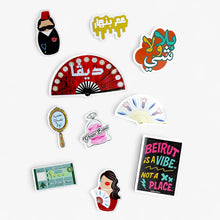 Load image into Gallery viewer, Lebanese Stickers Starter Pack (Pack of 10)