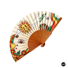 Load image into Gallery viewer, LET THE SUNSHINE IN Premium Wooden Hand Fan