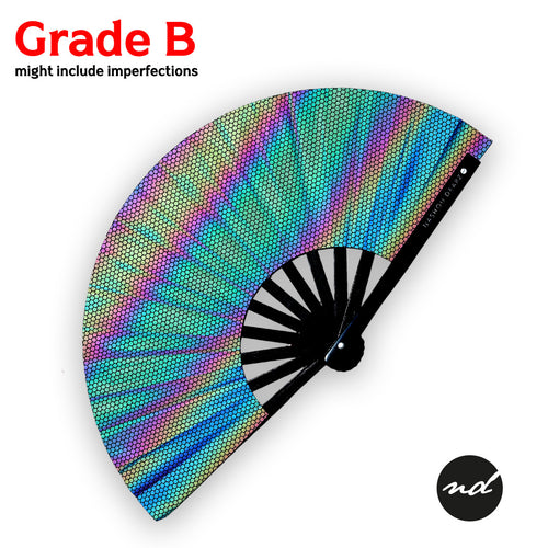 GRADE B Luminous Beat Reflective Hand Fan