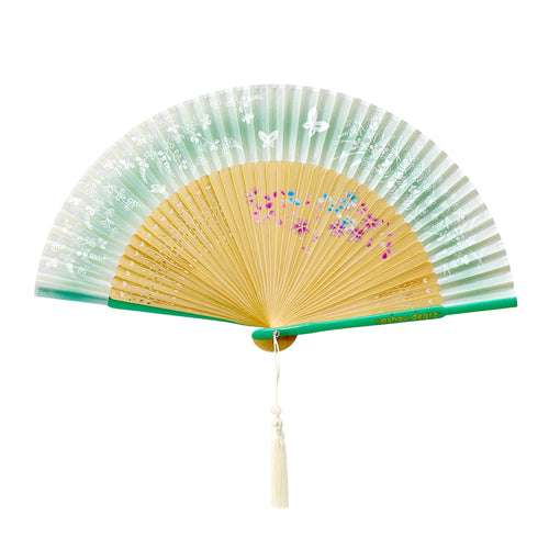 Morning Garden Purse Hand Fan