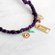 Load image into Gallery viewer, Purple Spell Charm Necklace