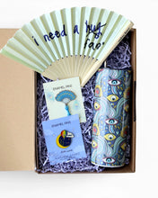 Load image into Gallery viewer, I Need a Fan Bundle Tumbler and Hand Fan Gift Box