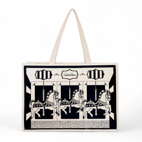 Maison Nashou Dearz | Nostalgia Express Tote Bag