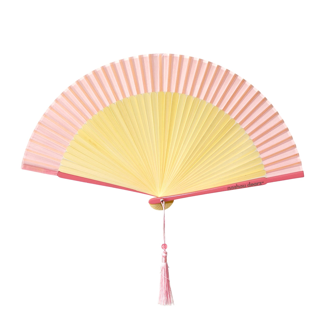 Pastel Bloom Purse Hand Fan