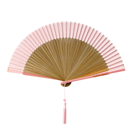 Pastel Bloom Purse Hand Fan