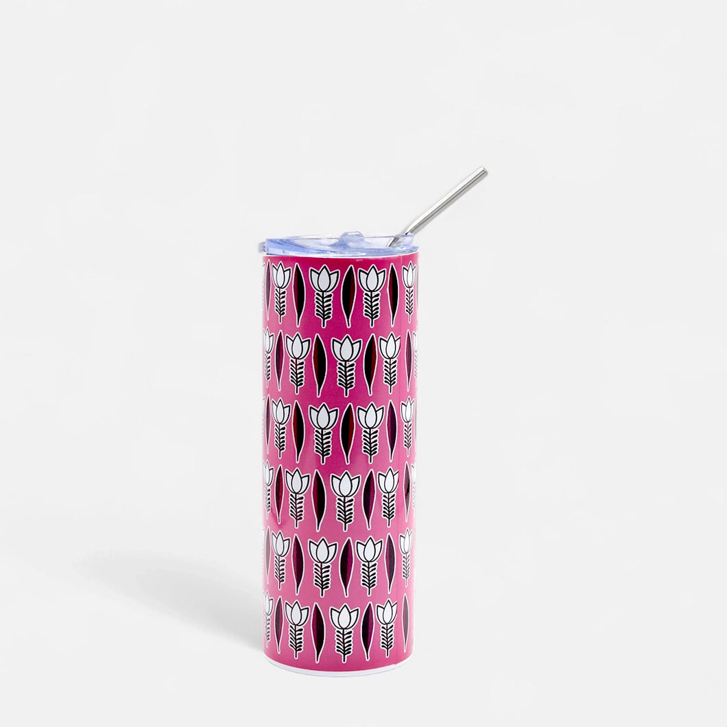 Pink Shaffeh Stainless Steel Tumbler