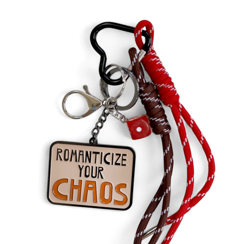 Romanticize Your Chaos Enamel Charm