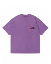 Load image into Gallery viewer, Shtof شطوف Purple Washed Tshirt
