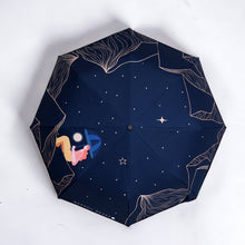 Load image into Gallery viewer, Midnight Silhouette Umbrella