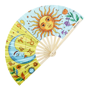 The Cosmic Duo Hand Fan