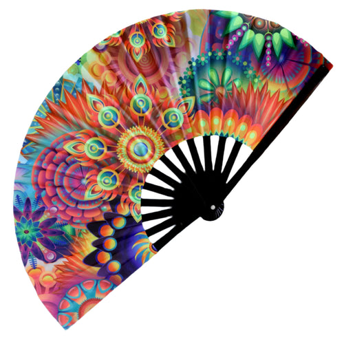 Trippy Blossom Breeze UV Hand Fan