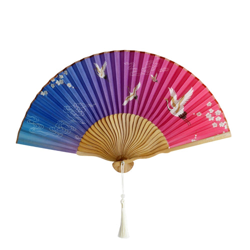 Twilight Flight Purse Hand Fan