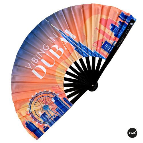 DUBAI VIBIN' Hand Fan