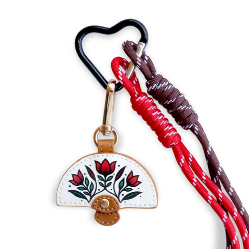 Wild Rouge Ink Leather Charm
