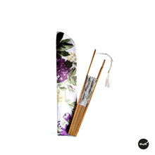 Load image into Gallery viewer, Yamato Style Japanese Blossom in Purple and Green Purse Hand Fan