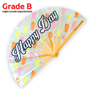 GRADE B Happy Day Hand Fan