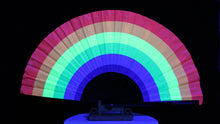 Load image into Gallery viewer, Rainbow Rhythm Hand Fan