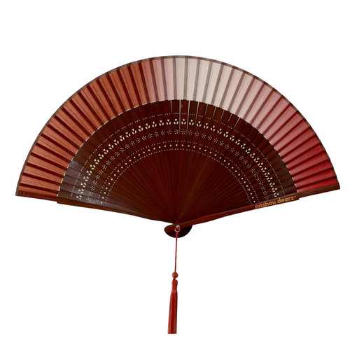 Mahogany Dreams Purse Hand Fan