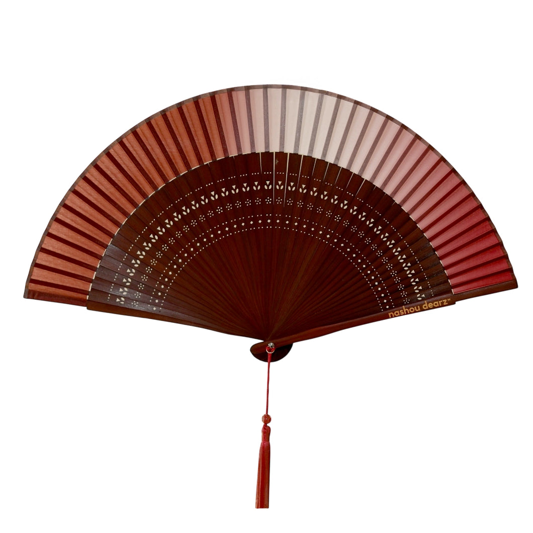 Mahogany Dreams Purse Hand Fan