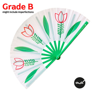 GRADE B Organic Coffee Hand Fan