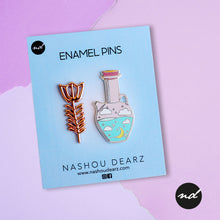 Load image into Gallery viewer, Flower of Hope and Magical &#39;Ibrik Pin Bundle Gift Set - Nashou Dearz