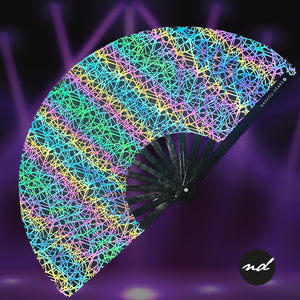 After Hours Reflective Hand Fan